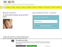 Tablet Screenshot of dcielts.com